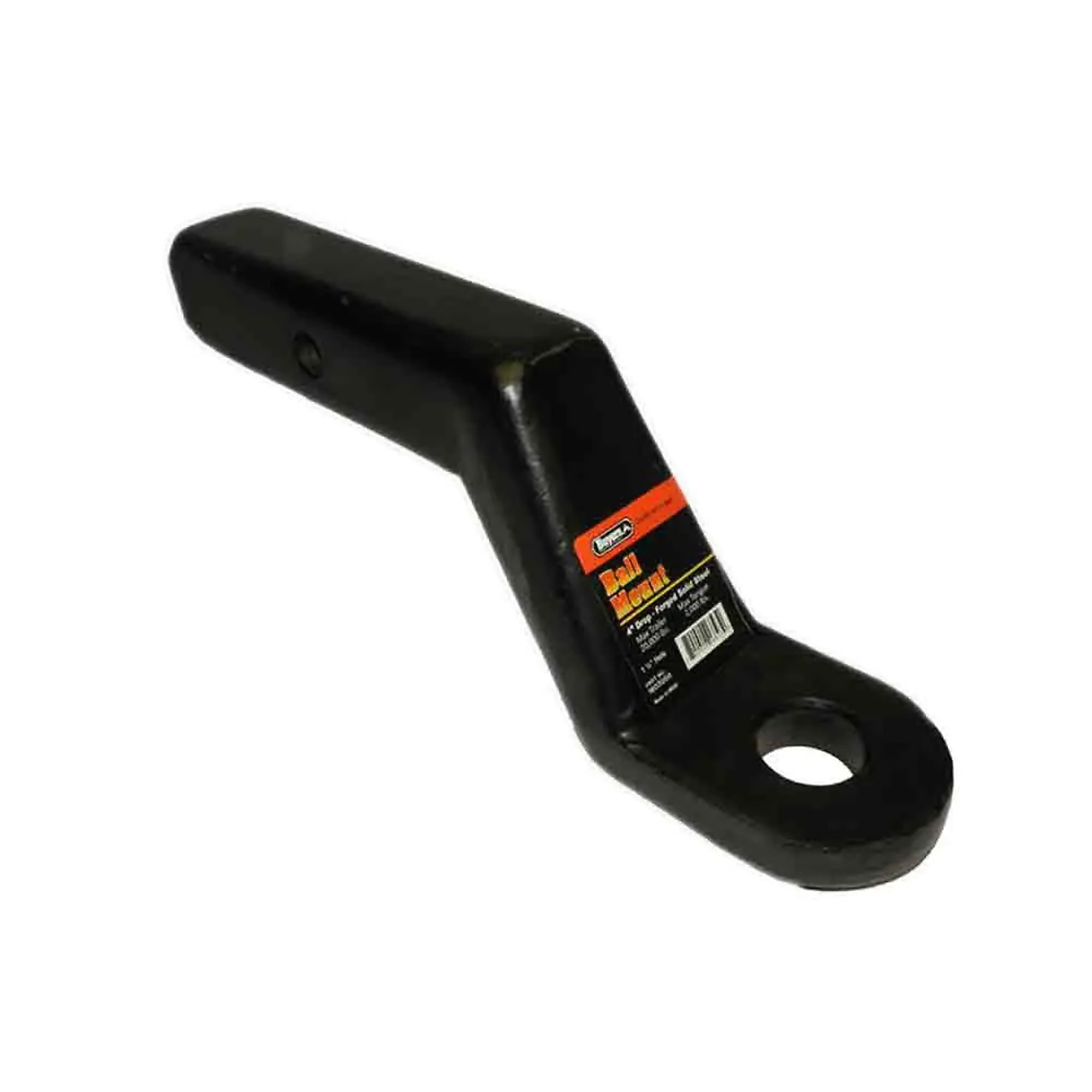 Buyers Products Forged Heavy-Duty Ball Mount — 2in. Receiver, 4in. Drop, 20,000 lbs. GTW, Black, Model# 1803056